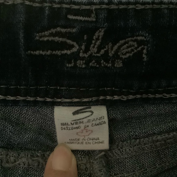 Silver Suki bootcut surplus  size W 33  X  L32 blue - Picture 4 of 11